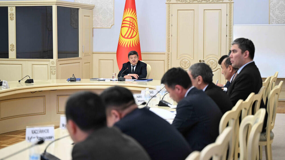 Заседание Национального совета по водным и земельным ресурсам при Президенте КР
